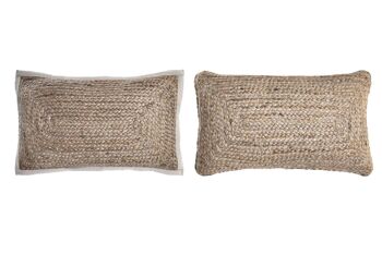 COUSSIN JUTE 50X30X10 900 GR, NATUREL 2 SURT. TX200170 1