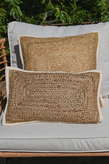 COUSSIN JUTE 50X30X10 900 GR, NATUREL 2 SURT. TX200170 2