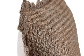 COUSSIN JUTE 50X15X30 700 GR, MACRAME 2 SURT. TX204404 2