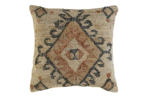 Cojin Yute 50X15X50 560 Gr, Kilim Trenzado Natural TX208751