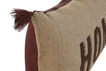 COUSSIN JUTE 50X5X30 380 GR. MAISON GLANDS NATURELS TX210149 3