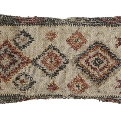 JUTE CUSHION 60X15X35 560 GR, NATURAL BRAIDED KILIM TX208752