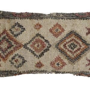 COUSSIN JUTE 60X15X35 560 GR, KILIM TRESSÉ NATUREL TX208752