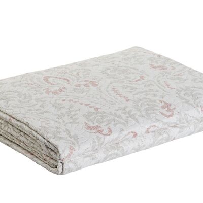 COUVRE-LIT POLYESTER 180X260X1 285 G/M2, BRODÉ FLORAL TX207520