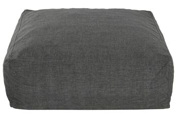 POUF POLYESTER 87X87X32 MODULAIRE GRIS MB211289 4