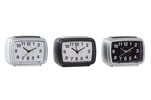 Reloj Despertador Pvc 11X6X8 3 Surt. RE181569