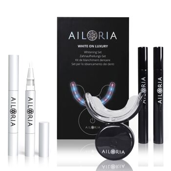 WHITE ON LUXURY - Set de blanchiment et stylo de recharge - noir 1