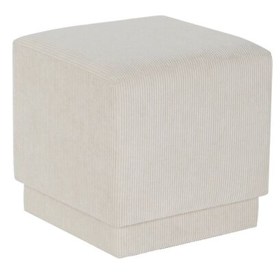 REPOSE-PIEDS MDF POLYESTER 40X40X40 CORRUDE BEIGE MB208372