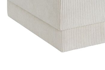 REPOSE-PIEDS MDF POLYESTER 40X40X40 CORRUDE BEIGE MB208372 5