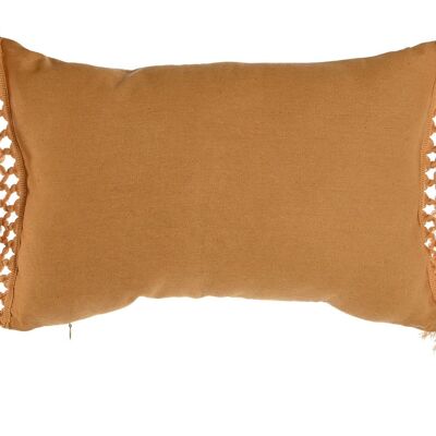 RECYCLED COTTON CUSHION 50X15X30 380 GR. FRINGES TX210389