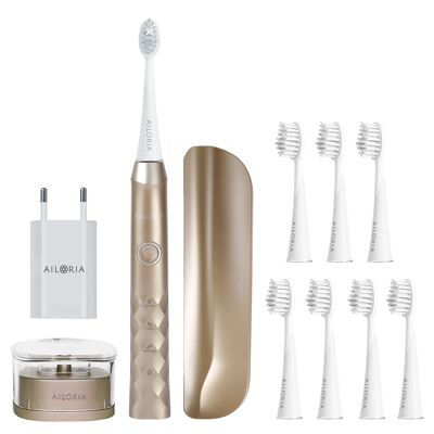 SHINE BRIGHT Set - USB sonic toothbrush Limited Edition - gold