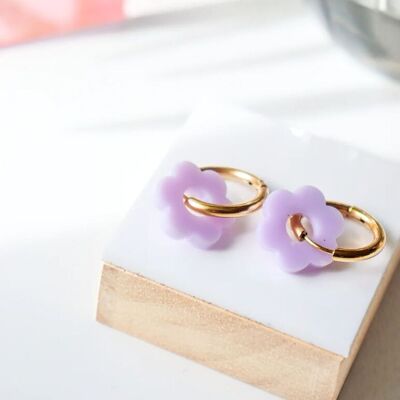 Isabelle Pastel Violet Earrings