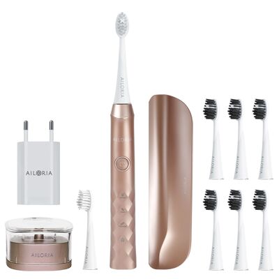 SHINE BRIGHT Set - USB sonic toothbrush Limited Edition rose gold