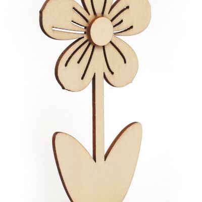 FLOWER TO DECORATE ON BASE 130x55x3MM