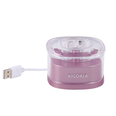 SHINE BRIGHT - station de charge inductive (USB) - rose