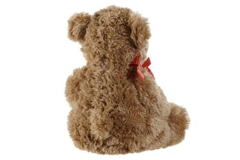 PELUCHE POLYESTER 15X15X24 COEUR OURS 2 ASSORTIMENT PE213002 4