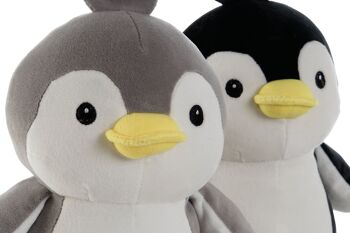 PELUCHE POLYESTER 15X15X25 PINGOUIN 2 ASSORT. PE212993 2