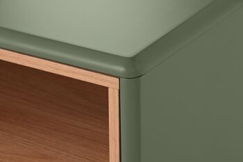 TABLE DE CHEVET MDF PU 48X40X55 VERT MB209004 3