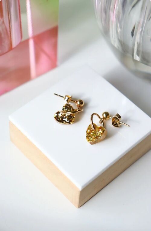 Boucles d'oreilles Lucie or