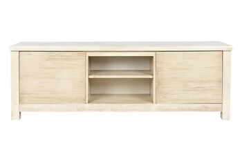 MEUBLE TV ACACIA 160X42X55 NATUREL MB209026 6