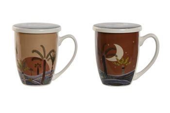 TASSE À INFUSION PORCELAINE 12X9X11 380ML, 2 SURT. PC211233 1