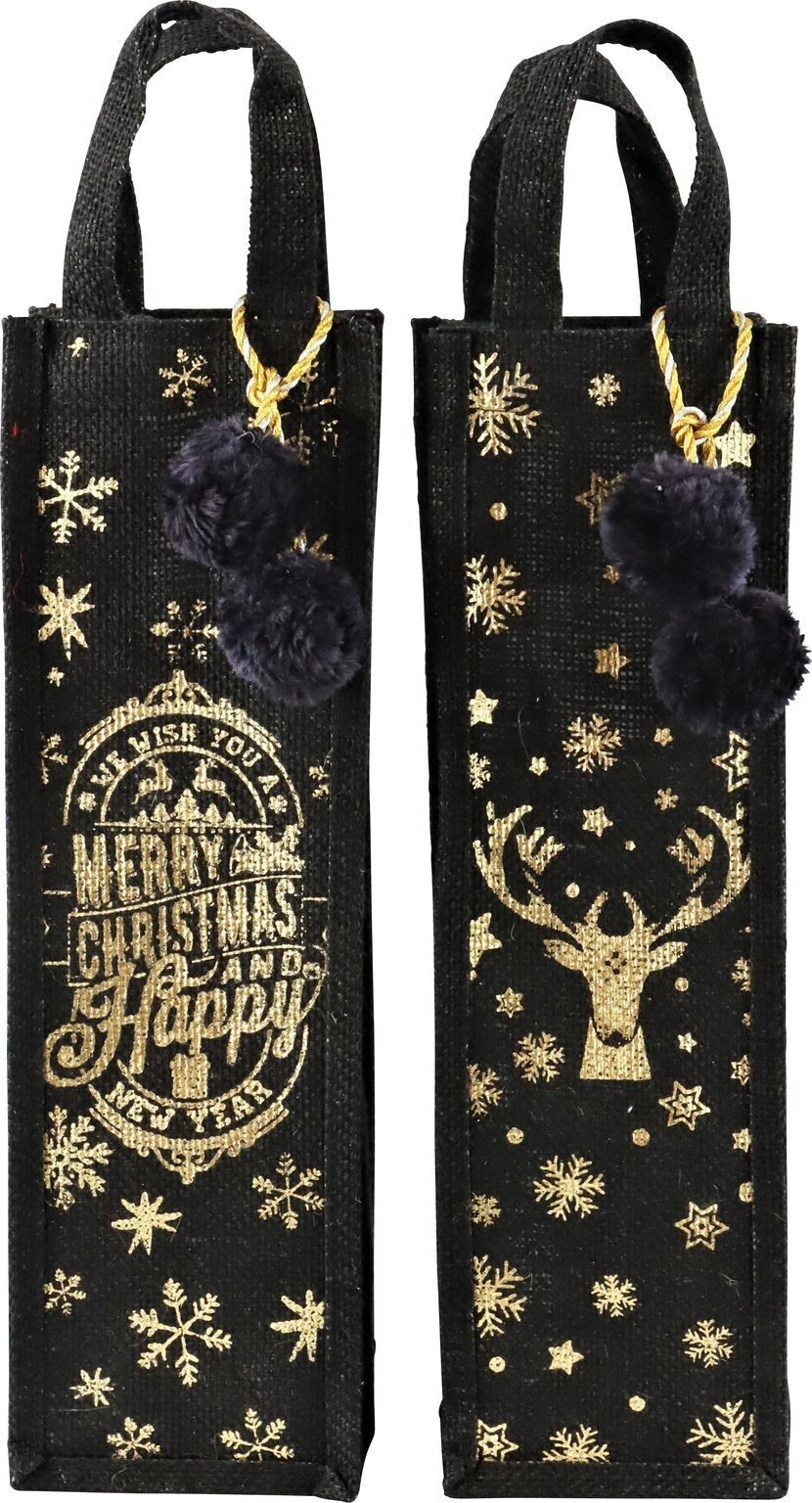 BORSE PER BOTTIGLIE LUXURY XMAS SET 2 PEZZI (HOFF7368)