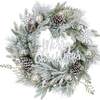 CORONA DE HELADA FELIZ NAVIDAD (HOFF4802)