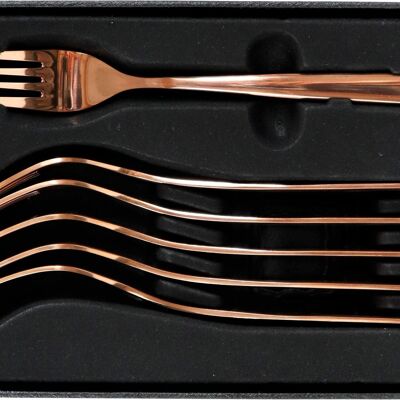 FORKS COPPERY 6 PIECE SET (HOFF2937)