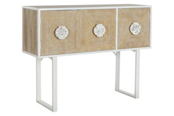 CONSOLE SAPIN METAL 120X35X90 BLANC MB206500 1