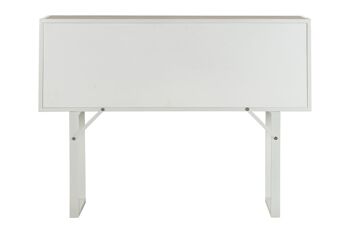 CONSOLE SAPIN METAL 120X35X90 BLANC MB206500 3