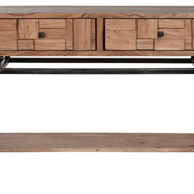 CONSOLLE IN METALLO ACACIA 110X35X80 MB212385