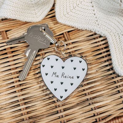 MY QUEEN Little Hearts Key Ring