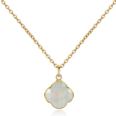 CAPUCINE - Necklace - gold - moonstone (white)