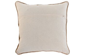 COUSSIN EN JUTE COTON 45X5X45 420 GR. IMPRIMÉ VERT TX210162 4