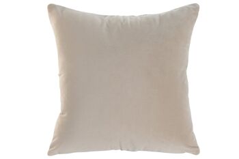 COUSSIN JACQUARD PU 45X10X45 650 G/M² BEIGE TX210658 5