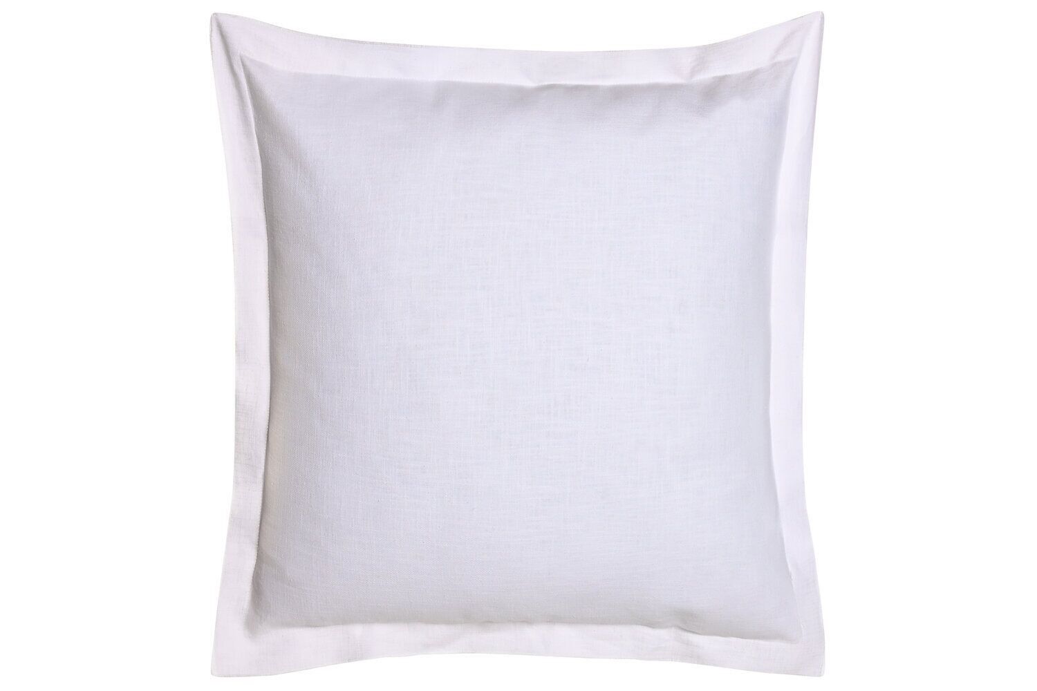 CUSCINO IN LINO 60X60 750 GR CON FRANGE BIANCO TX213495