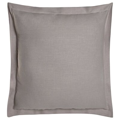 LINEN CUSHION 60X60 750 GR. WITH LIGHT GRAY FRINGES TX213498