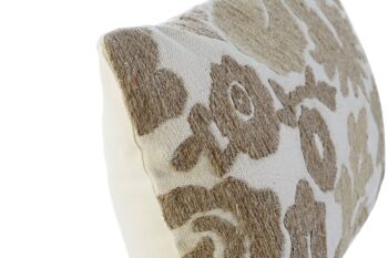 COUSSIN COTON 50X15X30 380 GR, BRODERIE BEIGE TX208748 2