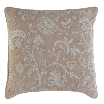 COTTON CUSHION 50X15X50 560 GR. PALE PINK EMBROIDERY TX208682