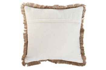 COUSSIN EN COTON 45X45 578 GR. BRODERIE À LA MAIN TX213356 4