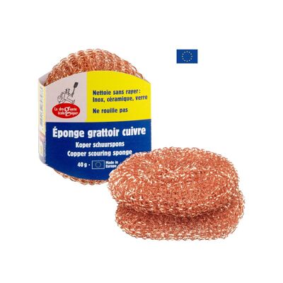 Copper scraper sponge