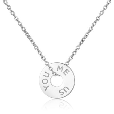 LOUNA - necklace - silver