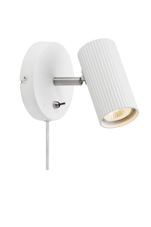 COSTILLA Wall 1L White/Satin Nickel