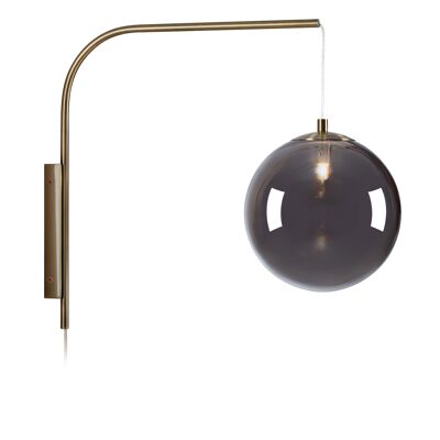 DIONE Wall 1L Smoke/Antique Brass