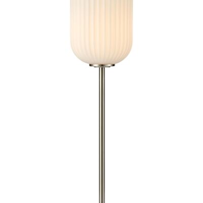 CAVA Tisch 1L Satin Nickel/Weiß