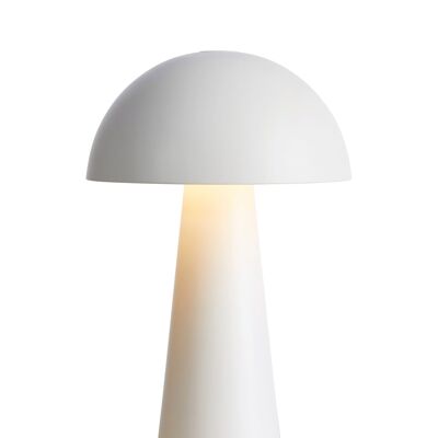 FUNGI Rechargeable Table Matt White B/O