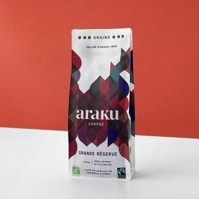 Sacchetto 200g Caffè Bio Grande Réserve in grani