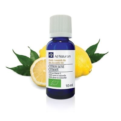 Aceite esencial de limón orgánico