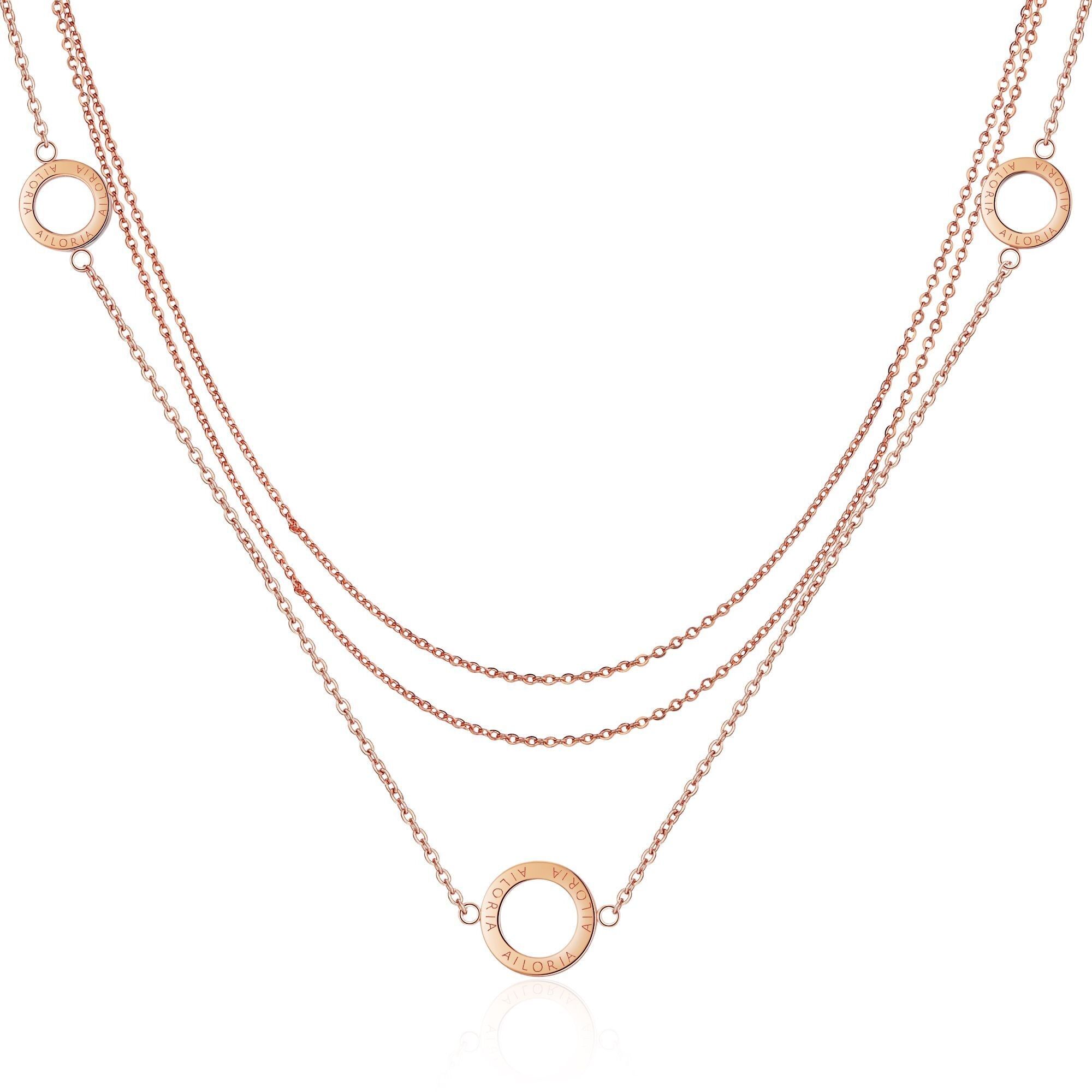 ANNABELLE - collier - or rose