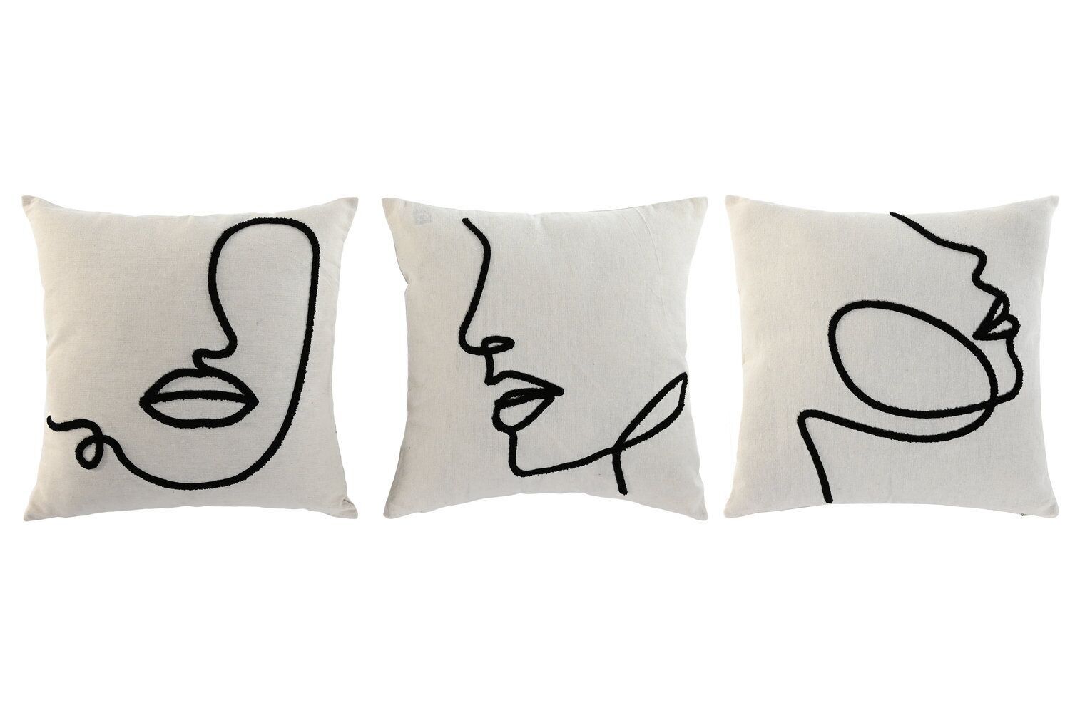 CUSCINO IN COTONE 45X15X45 420 GR. 	COLPI AL VISO 3 SURT. TX210414